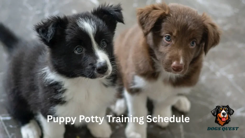 Puppy Potty Training Schedule